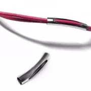 Tube ajouré 28x5 mm doré x1