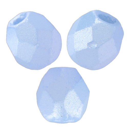 Facettes 3 mm Alabaster Pastel Blue x50