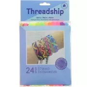 Assortiment 24 échevettes - Fils pour bracelet brésilien & broderie - Néon x1