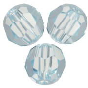 Perles rondes PureCrystal 5000 4 mm - Light Azore x20