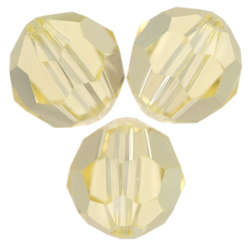 Perle ronde PureCrystal 5000 8 mm - Jonquil x1