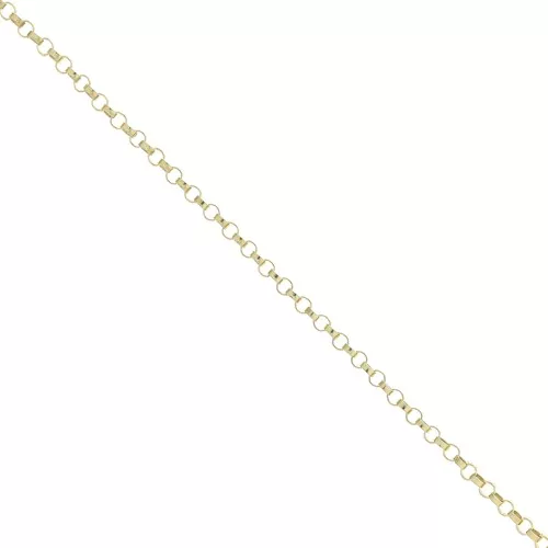 Chaîne maille Jaseron 1.3 mm en Gold filled (or laminé) x 50cm