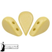 Perles en verre Amos® par Puca® 5x8 mm - Vogue Canary Yellow Mat x10g|raw }}