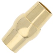 Fermoir aimanté pour bracelet cordon 5 mm - Argent 925 Doré à l'or fin x1|raw }}