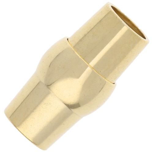 Fermoir aimanté pour bracelet cordon 5 mm - Argent 925 Doré à l'or fin x1