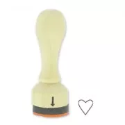 Mini tampon Paper Poetry 45 mm Coeur x1