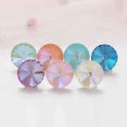 Cabochon Aurora A1122 Rivoli 14 mm - Ruby x1