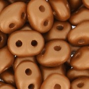 SuperDuo 2,5x5 mm Satin Metallic Brick x10g|raw }}