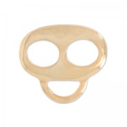 Passant attache breloque pour cordon 4 mm doré rose x1|raw }}