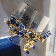 Passant attache breloque pour cordon 4 mm doré rose x1