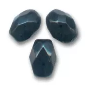 Olives facettées 9x6 mm Jet x25