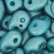 SuperDuo 2,5x5 mm Satin Metallic Arctic Blue x10g|raw }}