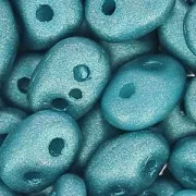 SuperDuo 2,5x5 mm Satin Metallic Arctic Blue x10g