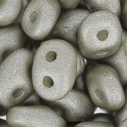 SuperDuo 2,5x5 mm Grey Metallic Mat x10g