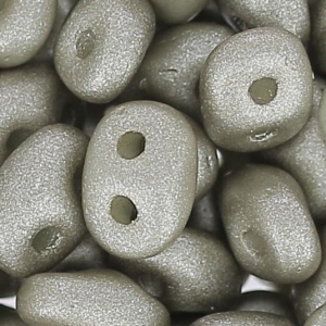 SuperDuo 2,5x5 mm Grey Metallic Mat x10g