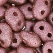 SuperDuo 2,5x5 mm Old Rose Metallic Mat x10g