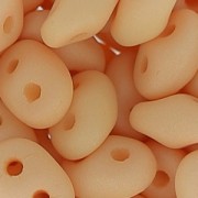 SuperDuo 2,5x5 mm Opaque Light Peach Silk Mat x10g|raw }}