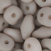 SuperDuo 2,5x5 mm Opaque Light Wine Lees Silk Mat x10g