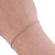 Chaîne maille Paloma 0.9 mm light gold x1m