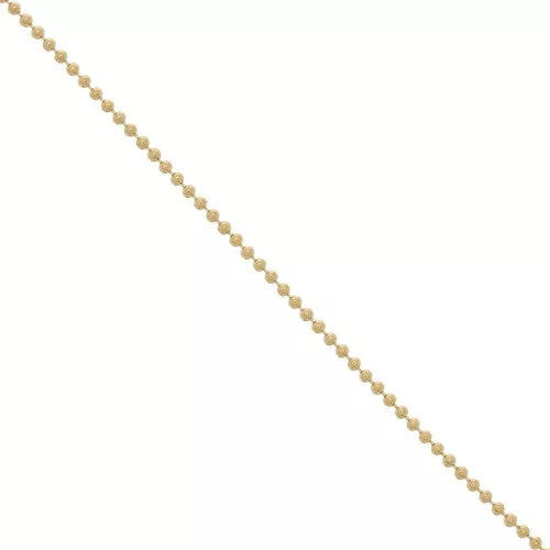 Chaîne maille boule 1.5 mm light gold x1m