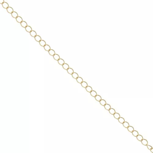 Chaîne maille Rombo 4 mm light gold x1m