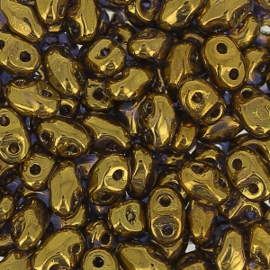 MiniDuo 2x4 mm Crystal Gold Bronze x10g