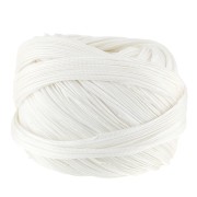 Ruban twill de soie Shibori White x10cm|raw }}