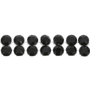 Swarovski Crystal Mesh 40001 2 rangs 5,3 mm Jet x5cm