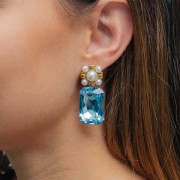 Cabochon Swarovski 4627 27x18.5 mm - Crystal Orchid Ignite x1