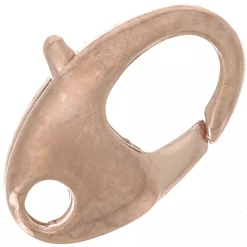 Fermoir mousqueton 10.5 mm - Doré rose x1