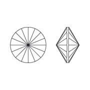 Cabochon Swarovski 1122 Rivoli 14 mm Emerald Custom Pastel  x1