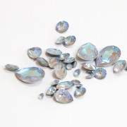 Cabochon Swarovski 1122 Rivoli 14 mm - Crystal Serene Gray Delite x1
