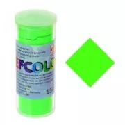 Poudre de sur-glaçure Efcolor Vert Fluo x10ml