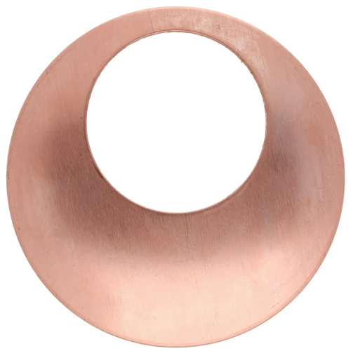 Pendentif rond bombé 68 mm en cuivre x1