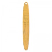 Pendentif ovale 45x6 mm en cuivre x1