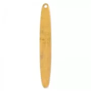 Pendentif ovale 45x6 mm en cuivre x1