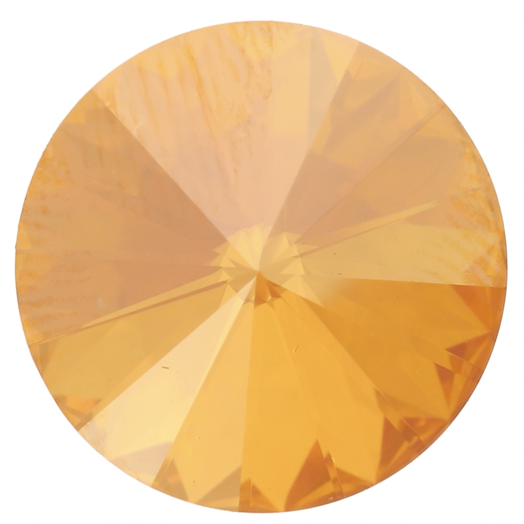 Cabochon Swarovski 1122 Rivoli 12 mm - Crystal Caramel x1 - Perles & Co
