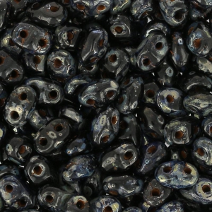 MiniDuo 2x4 mm Jet Picasso x10g