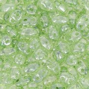 MiniDuo 2x4 mm Luster Transparent Green x10g