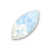 Navette Swarovski 4228 15x7 mm White Opal