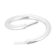 Bague flexible double taille 54 pour semi-percées en Argent 925 x1|raw }}