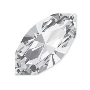 Navette Swarovski 4228 10x5 mm - Unfoiled - Crystal x1|raw }}