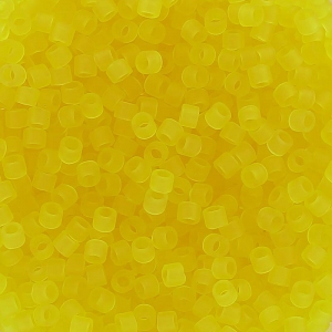 Miyuki Delica 11/0 DB0743 - Mat Transparent Yellow x 8g