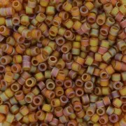 Miyuki Delica 11/0 DB0853 - Mat Transparent Dark Topaz AB x 8g