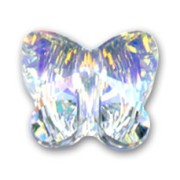 Papillon Swarovski 5754  8 mm Crystal AB x1