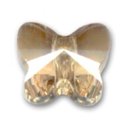Papillon Swarovski 5754 10 mm Crystal Golden Shadow x1