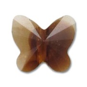 Papillon Swarovski 5754 10 mm Topaz Blend x1