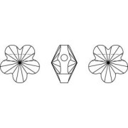 Fleur Swarovski 5744 6 mm Violet x1