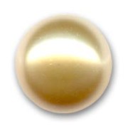 Cabochon Nacré Swarovski 5817 10 mm Gold Pearl x1|raw }}