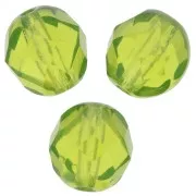 Facettes 8 mm Olivine  x20